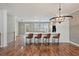 Kitchen with island and breakfast bar at 2853 Brandl Cove Ct # 1, Marietta, GA 30067