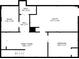 Layout of the basement showing bathroom, Gathering room, bedroom, utility room and hall at 6185 Bermuda St, Forest Park, GA 30297