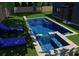 Relaxing backyard oasis with rectangular pool and spa at 600 Jones Rd, Roswell, GA 30075