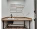 Laundry room with sink, wooden counter and drying racks at 884 Derrydown Way, Decatur, GA 30030