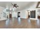 Spacious living room with hardwood floors and entryway views at 884 Derrydown Way, Decatur, GA 30030