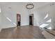 Main bedroom with hardwood floors and an ensuite bathroom at 884 Derrydown Way, Decatur, GA 30030