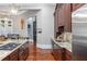 Spacious kitchen with granite countertops, stainless steel appliances, and wood cabinetry at 1416 Walcutts Nw Way, Marietta, GA 30064