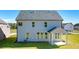 Two-story house with gray siding and a covered patio at 583 Princeton Elm Pl, Lawrenceville, GA 30045