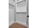 Spacious walk-in closet with custom shelving and ample storage space, perfect for organizing your wardrobe at 3785 Pilgrim Mill Rd, Cumming, GA 30041