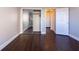 Spacious bedroom with mirrored closet doors and hardwood floors at 215 Piedmont Ne Ave # 502, Atlanta, GA 30308