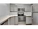 Modern kitchen with stainless steel appliances at 2870 Pharr Court South Nw # 2002, Atlanta, GA 30305