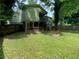 Backyard featuring a multilevel porch, fenced yard, and fire pit at 1204 Westridge Sw Rd, Atlanta, GA 30311