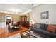 Bright dining room with hardwood floors and a large table at 1979 Spivey Village Dr, Jonesboro, GA 30236