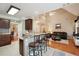Kitchen with an island, breakfast bar and stainless steel appliances at 1979 Spivey Village Dr, Jonesboro, GA 30236