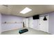 Finished basement area featuring a ballet bar, exercise step, and ample space at 4250 Edgewater Nw Ct, Kennesaw, GA 30144