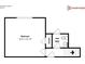 Basement floorplan shows a large bedroom, a half bath, and a closet at 5275 Maltdie Ct, Sugar Hill, GA 30518