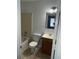 Bathroom with tub, toilet, and vanity at 6745 Trafalger Sq, Norcross, GA 30093