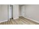 Bedroom with closet and interior door at 2502 Park Dr, Lithonia, GA 30058