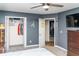 Bright bedroom with closet, a neutral color palette, and carpet floors at 101 Emily Ln, Carrollton, GA 30116