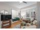 Inviting living space with a modern touch, hardwood floors, and a combined living-sleeping area at 242 12Th Ne St # 14, Atlanta, GA 30309