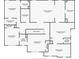 Upstairs floor plan showcasing the primary suite and guest bedrooms at 1387 Mineral Springs Rd, Hoschton, GA 30548