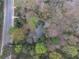 Aerial view of the property showcasing its mature trees and proximity to the road at 5655 Campbellton Sw Rd, Atlanta, GA 30331