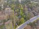 Aerial view of wooded property showcasing the lot's boundaries and mature trees at 5655 Campbellton Sw Rd, Atlanta, GA 30331