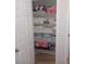 Well-organized linen closet, full of towels and bedsheets at 102 Ozark Trl, Canton, GA 30114