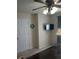 Home office featuring a desk, ceiling fan, and a wall-mounted TV at 102 Ozark Trl, Canton, GA 30114