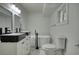 Clean bathroom with marble shower and neutral tones at 773 Harwell Nw Rd, Atlanta, GA 30318