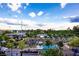 Expansive aerial shot of an outdoor event with a large crowd and lush greenery at 318 Sandy Springs Cir # 150, Atlanta, GA 30308
