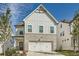 Two-story home with white siding and stone accents at 640 Avondale Park Cir, Decatur, GA 30032