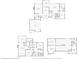 Detailed floor plan showcasing the layout of all levels of this home at 8710 Mount Rushmore Dr, Alpharetta, GA 30022