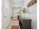 Bright and airy entryway with a large mirror and stylish console table at 956 Cardova Dr, Atlanta, GA 30324
