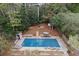 Inviting backyard pool with lounge chairs at 956 Cardova Dr, Atlanta, GA 30324
