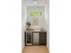 Stylish bar area with a wine fridge, mini-fridge, sink, and a window with scenic views at 247 Huntington Ne Rd, Atlanta, GA 30309