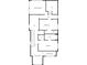 Second floor plan exhibiting primary bedroom, walk-in closets, bathrooms, and bedroom layout at 247 Huntington Ne Rd, Atlanta, GA 30309