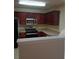 Modern kitchen featuring stainless steel appliances and ample counter space at 6398 Shadow Sq, Lithonia, GA 30058