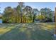 Spacious backyard with lush grass and mature trees at 2878 London Ne Ct, Marietta, GA 30062