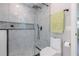 Clean bathroom with toilet and a large walk-in shower at 2878 London Ne Ct, Marietta, GA 30062