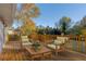 Spacious deck with seating area overlooking a backyard at 2878 London Ne Ct, Marietta, GA 30062