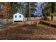 Yard with seating area and a view of a playhouse at 3936 Devonshire Dr, Marietta, GA 30066