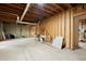 Unfinished basement with potential for expansion and customization at 2680 Spalding Dr, Sandy Springs, GA 30350