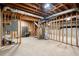 Unfinished basement with plumbing and electrical rough-in at 2680 Spalding Dr, Sandy Springs, GA 30350