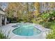 Inviting kidney-shaped pool with spa and ample deck space at 2680 Spalding Dr, Sandy Springs, GA 30350