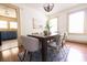 Dining room with wood table, chairs, and rug at 2791 Pearl St, East Point, GA 30344