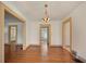 Empty dining room with hardwood floors and natural light at 2791 Pearl St, East Point, GA 30344