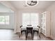 Dining room with modern chandelier and natural light at 220 Hicks Se Dr, Marietta, GA 30060