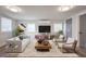 Cozy living room featuring modern decor, stylish seating, and ample natural light at 220 Hicks Se Dr, Marietta, GA 30060