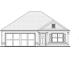 Illustration of a charming single-story home with a gabled roof and a two-car garage at 1341 Cedarcrest Blvd, Acworth, GA 30101
