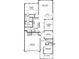 Detailed floor plan highlighting the kitchen, owner's suite, great room, and covered porch at 1341 Cedarcrest Blvd, Acworth, GA 30101