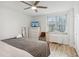Main bedroom with dresser and large window at 300 Peachtree Ne St # 6C, Atlanta, GA 30308