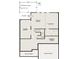 Unfinished basement plan with storage and mechanical areas at 51 Riverbirch Way, Dallas, GA 30157
