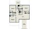 Upper floor plan including bedrooms, bathrooms, and a spacious loft area at 51 Riverbirch Way, Dallas, GA 30157